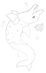 Rating: s
ID: 4314533
Date: 2023-09-26 02:07:45 -0400
Status: active
Score: 11
after_transformation alternate_species bald black_and_white blowhole bubble cetacean clothing crown dc_comics dolphin dorsal_fin female feral fin headgear ivanks looking_up mammal marine mental_transformation mera_(dc) monochrome mostly_clothed open_mouth pupils sharp_teeth simple_background sketch snout solo species_transformation tail teeth tongue toothed_whale torn_clothing transformation underwater water white_background post #4314533