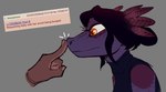 Rating: s
ID: 5437180
Date: 2025-03-16 13:10:47 -0400
Status: active
Score: 25
2025 4chan abby_(gvh) amber_eyes anthro black_hair boop buffysaintfury digital_drawing_(artwork) digital_media_(artwork) dinosaur disembodied_hand dromaeosaurid eyelashes feathered_dinosaur feathered_scalie feathers female freckled_face freckles goodbye_volcano_high grey_background hair halter_top nose_boop prehistoric_species purple_body purple_feathers purple_scales reptile scales scalie short_hair simple_background snout solo theropod utahraptor post #5437180