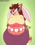 Rating: s
ID: 1594400
Date: 2018-07-10 00:23:29 -0400
Status: active
Score: 25
anthro belly big_belly big_breasts blue_eyes blush bodypaint bottomwear breasts brown_body brown_fur brown_hair canid canine canis clothing costume cropped_sweater deep_navel digital_media_(artwork) domestic_dog easter fake_ears fake_rabbit_ears fangs female fupa fur hair holidays mammal mary_blissany midriff navel nekocrispy overweight overweight_anthro overweight_female painted_belly skirt smile solo sweater teeth topwear wide_hips post #1594400