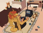 Rating: s
ID: 3299545
Date: 2022-04-25 15:24:16 -0400
Status: active
Score: 23
2022 absurd_res alexis_(sleeps-darkly) anthro bandicoot blonde_hair blue_eyes clothed clothing computer_keyboard computer_monitor controller dragon duo ear_piercing female flesh_tunnel game_controller gauged_ear genesis_controller hair hi_res holding_controller holding_game_controller holding_object horn mammal marsupial membrane_(anatomy) monoxromatik multicolored_hair mythological_creature mythological_scalie mythology piercing plushie red_hair retro_computer scalie sega sega_controller sega_genesis sega_teradrive sonic_the_hedgehog_(series) tail thick_tail topwear traditional_media_(artwork) two_tone_hair wings zoe_(awr_hey) post #3299545