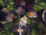 Rating: s
ID: 5561372
Date: 2025-05-10 01:22:26 -0400
Status: active
Score: 3
absurd_res canid canine canis cedric_(in_case_of_emergency) coyote crown domestic_dog eyes_closed felid feline grass group headgear hi_res in_case_of_emergency jewelry kieran_(in_case_of_emergency) luke_(in_case_of_emergency) lying_on_ground lynx male mammal medieval_clothing melee_weapon on_ground outside pantherine pendant plant shield sword tiger weapon wes_(in_case_of_emergency) zaibatszu post #5561372