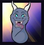 2017 artists bunnydollteeth dragon dragon_lands feral head_shot hi_res horn looking_at_viewer male open_mouth riptide_(bunnydollteeth) scalie simple_background smile solo teeth tongue tongue_out
Rating: Safe
Score: 2
User: RiptideTheDragon
Date: June 22, 2017 2017 artists bunnydollteeth dragon dragon_lands feral head_shot hi_res horn looking_at_viewer male open_mouth riptide_(bunnydollteeth) scalie simple_background smile solo teeth tongue tongue_out
Rating: Safe
Score: 2
User: RiptideTheDragon
Date: June 22, 2017