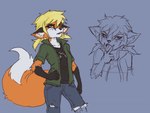 Rating: s
ID: 3775641
Date: 2022-12-27 14:30:01 -0500
Status: active
Score: 37
2018 alternative_fashion anthro biped black_clothing black_lips black_shirt black_topwear blonde_hair bottomwear canid canine clothing colored_sketch cunnilingus_gesture denim denim_bottomwear denim_clothing digital_media_(artwork) digital_painting_(artwork) dipstick_tail ears_down fangs female fox frown fur gesture hair jeans lips mammal markings melanie_(ungulatr) multicolored_body multicolored_fur orange_body orange_fur painting_(artwork) pants pivoted_ears portrait punk red_fox shirt sketch slim solo suggestive suggestive_gesture tail tail_markings teeth thin_thighs tongue topwear torn_bottomwear torn_clothing torn_jeans torn_pants true_fox twintails_(hairstyle) ungulatr post #3775641