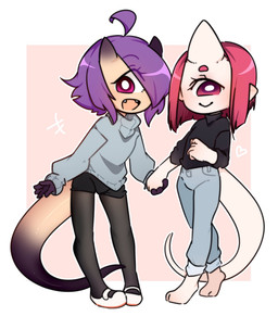 Rating: s
ID: 2152819
Date: 2020-02-17 08:17:45 -0500
Status: active
Score: 19
1_eye 2020 5_fingers :> :d ahoge ansel_(anaid) bangs barefoot big_tail biped black_body black_bottomwear black_clothing black_legwear black_shirt black_skin black_topwear bottomwear character_request clothed clothing cyclops dark_body dark_skin denim denim_bottomwear denim_clothing dipstick_tail duo eyelashes fangs feet fingers footwear fully_clothed grey_bottomwear grey_clothing grey_sweater grey_topwear hair hand_holding hi_res horn horned_tailclops humanoid jeans leggings legwear lemyawn light_body light_skin long_tail looking_at_viewer mammal markings multicolored_body multicolored_skin multicolored_tail open_mouth open_smile pale_skin pants pink_eyes pupils purple_hair shirt short_hair shorts smile sweater tail tail_markings tailclops_(species) tan_body tan_skin teeth topwear turtleneck two_tone_body two_tone_skin white_clothing white_footwear white_pupils post #2152819