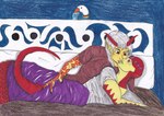 Rating: s
ID: 5548379
Date: 2025-05-04 12:11:32 -0400
Status: active
Score: -2
anatid animal_humanoid anseriform anserinae apode avian bed bedroom bird clothing colored_pencil_(artwork) colored_sketch condom draconcopode duo furniture goose hair hug humanoid jewelry kiss_on_lips legless lizard_humanoid male male/male multi_eye multicolored_jewelry multicolored_necklace naga necklace nergal.bragi purple_eyes rainbow_jewelry rainbow_necklace rainbow_symbol red_eyes reptile reptile_humanoid scalie scalie_humanoid serpentine sexual_barrier_device shaded simple_background simple_shading sketch tail traditional_media_(artwork) white_hair post #5548379
