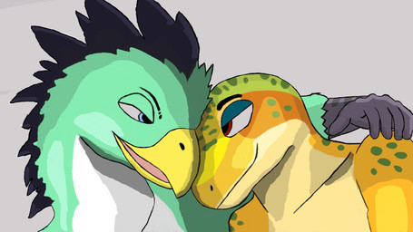Rating: s
ID: 5739493
Date: 2025-07-28 05:00:16 -0400
Status: pending
Score: 0
16:9 anthro avian bird chocobo duo final_fantasy gecko hi_res hug jaydaygecko lizard male male/male reptile scalie sio square_enix widescreen post #5739493