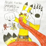 Rating: s
ID: 5420101
Date: 2025-03-08 13:03:47 -0500
Status: active
Score: 7
1:1 3_tails 41262816 anthro belt big_hands black_body black_claws black_fur blin_(tloz) bokoblin bottomwear bra canid canine cargo_pants claws clothing dipstick_ears dipstick_tail ear_markings fangs female fox fur hair huge_hands hyper hyper_tongue keaton_(tloz) long_tongue looking_at_viewer mammal markings multi_tail multicolored_ears nia_(41262816) nintendo pants pawpads prehensile_tongue red_eyes simple_background sports_bra tail tail_markings teeth text the_legend_of_zelda tongue tongue_out tongue_wrap traditional_media_(artwork) underwear white_background white_body white_fur white_hair yellow_body yellow_fur post #5420101