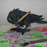 Rating: s
ID: 4585822
Date: 2024-02-08 04:48:57 -0500
Status: active
Score: 146
1:1 4_toes ambiguous_gender anisodactyl avian avian_feet beak bird black_body black_feathers corvid corvus_(genus) crow detailed_background drawing drawing_(action) feathered_wings feathers feet feral green_eyes hi_res object_in_mouth oddbird oscine passerine puck_(slug) solo tail tail_feathers toes wings post #4585822
