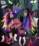 Rating: s
ID: 5116949
Date: 2024-10-15 15:45:06 -0400
Status: active
Score: 11
black_hair boots bound clothing darkner deltarune footwear hair hands_tied hi_res homunculus100 humanoid living_puppet male pointy_nose shoes skinny smile solo spamton_g._spamton spamton_neo suspension undertale_(series) vein winged_humanoid wings post #5116949