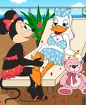 Rating: s
ID: 5365861
Date: 2025-02-11 09:20:42 -0500
Status: active
Score: 3
accessory anatid anseriform anthro avian barefoot bed bird blue_clothing blush bottomwear bow_ribbon bra breasts cleavage clothed clothing daisy_duck disney domestic_duck duck duo ear_piercing ear_ring eye_contact feet female female/female foot_rub furniture gift hair_accessory hair_bow hair_ribbon half-closed_eyes hi_res holidays house_mouse jewelry kinkypeach looking_at_another mammal mickey_mouse_roadster_racers minnie's_bow-toons minnie_mouse mouse murid murine name_tag narrowed_eyes necklace non-mammal_breasts on_bed piercing plushie red_clothing relaxing ribbons ring_piercing rodent romantic romantic_couple sitting sitting_on_bed skirt swimwear teddy_bear underwear valentine's_day vehicle watercraft yacht post #5365861