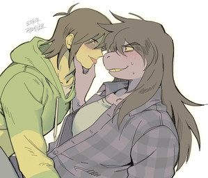 Rating: s
ID: 5745726
Date: 2025-07-30 21:32:56 -0400
Status: active
Score: 40
2025 anthro brown_hair clothing deltarune duo female freckles green_clothing green_shirt green_topwear hair hi_res human human_on_anthro interspecies kris_(deltarune) male mammal purple_body purple_skin red_eyes scalie shirt simple_background susie_(deltarune) text tongue tongue_out topwear ttudolee undertale_(series) white_background yellow_body yellow_skin post #5745726