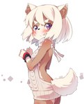 Rating: s
ID: 1146626
Date: 2017-02-23 21:08:04 -0500
Status: active
Score: 45
anthro arched_back bare_back bare_shoulders black_nose blush bodily_fluids butt butt_pose canid canine canis clothed clothing domestic_dog eyebrows female flat_chested fluffy fluffy_tail fur hair halterneck inner_ear_fluff kemono koko_(youki029) looking_aside looking_at_viewer mammal meme meme_clothing portrait pose purple_eyes short_hair side_view simple_background slim solo spitz standing sweat sweater tail tan_body tan_fur three-quarter_portrait topwear tuft turtleneck virgin_killer_sweater white_background white_body white_fur white_hair wristband youki029 post #1146626