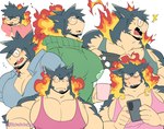 Rating: s
ID: 4825161
Date: 2024-06-02 22:46:52 -0400
Status: active
Score: 47
anthro barazoku blush clothed clothing digital_media_(artwork) eyewear facial_hair flint_(kokukokuboo) generation_2_pokemon glasses hi_res kokukokuboo male mature_anthro mature_male muscular muscular_anthro muscular_male nintendo pecs pokemon pokemon_(species) shirt simple_background solo tank_top tongue topwear typhlosion post #4825161