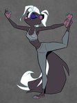 Rating: s
ID: 4507571
Date: 2024-01-01 00:12:10 -0500
Status: active
Score: 70
2020 3_toes 4_fingers accessory anthro barefoot birchly black_body black_fur blue_claws blue_eyeshadow bottomwear bra breasts claws cleavage clothed clothing collarbone courtney_brushmarke digital_drawing_(artwork) digital_media_(artwork) eyebrows eyes_closed eyeshadow feet female finger_claws fingers flexible fluffy fluffy_tail front_view fur grey_background hair hair_accessory hairband hi_res lord_of_the_dance_pose makeup mammal mephitid midriff multicolored_body multicolored_fur navel on_one_leg pants pink_nose purple_inner_ear simple_background skunk solo sports_bra standing striped_skunk tail toe_claws toes two_tone_body two_tone_fur two_tone_tail underwear white_body white_fur white_hair yoga yoga_pants post #4507571