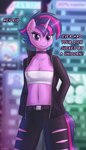 Rating: s
ID: 2918189
Date: 2021-09-08 17:21:18 -0400
Status: active
Score: 74
2021 4:7 absurd_res anthro anthrofied blurred_background breasts choker cleavage clothed clothing dialogue digital_media_(artwork) english_text equid equine eyelashes eyeshadow female friendship_is_magic front_view fur hair hasbro hey_kid_ever_had_ya_dick_sucked hi_res horn irisarco jewelry looking_at_viewer makeup mammal midriff my_little_pony mythological_creature mythological_equine mythology navel necklace purple_body purple_eyes purple_eyeshadow purple_fur purple_hair solo text topwear tube_top twilight_sparkle_(mlp) unicorn unicorn_horn post #2918189