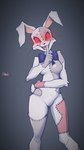 Rating: s
ID: 3098777
Date: 2021-12-31 07:46:07 -0500
Status: active
Score: 102
2021 9:16 animate_inanimate anthro bow_tie breasts buckteeth clothed clothing doll featureless_breasts featureless_crotch female five_nights_at_freddy's five_nights_at_freddy's:_security_breach hi_res human lagomorph leporid living_doll mammal mozeeeeeeeee open_mouth rabbit red_eyes scottgames solo steel_wool_studios stitch_(sewing) teeth tongue vanny_(fnaf) whiskers post #3098777