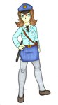 Rating: s
ID: 4555478
Date: 2024-01-24 22:02:15 -0500
Status: active
Score: -1
5_fingers belt big_breasts blue_eyes bottomwear breasts brown_hair clothed clothing electroshock_weapon eyelashes female fingers footwear front_view frown hair hand_on_hip holster human ivanks leggings legwear light_body light_skin looking_at_viewer mammal medium_hair necktie police police_baton police_hat police_officer police_uniform pupils shirt shoes simple_background skirt solo spread_legs spreading standing taser topwear traditional_media_(artwork) uniform weapon white_background white_body post #4555478