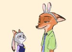 Rating: s
ID: 2378193
Date: 2020-08-20 14:08:31 -0400
Status: active
Score: 20
2020 anthro canid canine clothed clothing disney disney_kogaki duo ears_back ears_down eyes_mostly_closed fake_ears fake_fox_ears fake_rabbit_ears female fox fur grey_body grey_fur hi_res judy_hopps lagomorph leporid looking_at_another male mammal narrowed_eyes necktie nick_wilde orange_body orange_fur pivoted_ears rabbit red_fox shirt simple_background smile tan_background topwear true_fox zootopia post #2378193