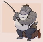 Rating: s
ID: 5328529
Date: 2025-01-24 20:43:06 -0500
Status: active
Score: 17
2022 anthro arm_hair belly big_belly body_hair bottle bottomwear clothed clothing container crate fishing_rod flint_(lizard_soup) grey_body hat headgear headwear hi_res holding_fishing_rod holding_object lizard_soup male mammal marine muscular muscular_arms neck_rolls overweight overweight_anthro overweight_male pants pinniped red_eyes scar seal shirt simple_background sitting solo suspenders tail tank_top topwear post #5328529