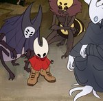 Rating: s
ID: 4859676
Date: 2024-06-17 13:20:04 -0400
Status: active
Score: 91
2024 2_horns arachnid arthropod arthropod_abdomen artist_name bee black_eyes blue_eyes boots cloak clothed clothing crouching digital_media_(artwork) elemental_creature english_text female fingers flora_fauna footwear group herrah_(hollow_knight) hi_res hollow_knight horn hornet_(hollow_knight) hymenopteran insect meme mouthless multi_eye multi_limb neck_tuft noseless plant queen_vespa_(hollow_knight) red_cloak red_clothing roots shoes snakedraws spider team_cherry text treant tree tuft white_body white_hands white_lady_(hollow_knight) post #4859676
