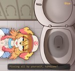 Rating: s
ID: 5496061
Date: 2025-04-11 00:01:23 -0400
Status: active
Score: 156
absurd_res anthro bandage bandage_on_face bandage_on_nose blue_(breedypupper) blue_eyes breasts canid canine canis collar cute_fangs digital_drawing_(artwork) digital_media_(artwork) domestic_dog english_text fangs female half-closed_eyes hi_res inside looking_at_viewer mammal meme mrgolla narrowed_eyes nintendo open_mouth pissing_all_by_yourself_handsome? pokemon smile solo talking_to_viewer teeth text toilet tongue post #5496061