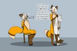 Rating: s
ID: 5581680
Date: 2025-05-18 15:36:53 -0400
Status: active
Score: 8
2018 anthro biped black_markings bound breasts brown_markings canid canine canis chair colored countershading dialogue dipstick_tail duct_tape duct_tape_gag dune_(fox0808) duo english_text eyes_closed female_(lore) fingers forced forced_transformation fox fox0808 ftm_transformation fur furniture gag gender_transformation gloves_(marking) kauko_(andrewneo) leg_markings legs_together looking_at_another male mammal markings mtf_transformation multicolored_body multicolored_tail nude on_chair open_mouth orange_body orange_fur rope scared simple_background sitting sitting_on_chair smile socks_(marking) species_transformation standing suit_transformation tail tail_markings tan_body tan_countershading tan_markings tape tape_gag text tied_to_chair transformation white_body white_fur wolf post #5581680