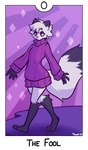 Rating: s
ID: 4021232
Date: 2023-04-29 04:52:19 -0400
Status: active
Score: 105
2023 5_fingers ambiguous_gender anthro arctic_fox artist_name big_tail black_body black_fur border bottomless canid canine card card_template clothed clothing detailed_background dust_(mewgle) english_text eyebrow_through_hair eyebrows eyelashes facial_markings fingerpads fingers fortune_telling fox full-length_portrait fur hair head_markings hi_res leg_markings major_arcana mammal markings mask_(marking) mewgle multicolored_body multicolored_fur nonbinary_(lore) pawpads plantigrade portrait pupils purple_background purple_eyes purple_theme simple_background socks_(marking) solo sweater sweater_only tail tarot tarot_card text the_fool_(tarot) topwear topwear_only translucent translucent_hair true_fox two_tone_body two_tone_fur white_body white_border white_fur white_pupils post #4021232