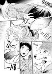 Rating: s
ID: 3554591
Date: 2022-09-08 04:05:50 -0400
Status: active
Score: 51
absurd_res alternate_version_at_source anthro black_hair bodily_fluids bottomwear canid canine clenching clothing comic dipstick_ears dipstick_tail duo ear_markings english_text female fluffy fluffy_tail fox growth hair hi_res human human_to_feral kemono long_hair looking_at_another male mammal markings mid_transformation monochrome multicolored_ears onomatopoeia pants short_hair shrinking size_transformation snout sound_effects species_transformation surprised_expression sweat tail tail_burst tail_growth tail_markings tail_tenting text torn_bottomwear torn_clothing torn_pants transformation untaggable_artist worried post #3554591
