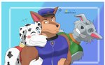Rating: s
ID: 5318034
Date: 2025-01-19 19:19:47 -0500
Status: active
Score: 30
annoyed anthro assassinfenrir black_nose blue_clothing blue_eyes blush bodily_fluids brown_body brown_fur canid canine canis chase_(paw_patrol) clothed clothing collar dalmatian digital_media_(artwork) domestic_dog fur german_shepherd grey_body grey_fur group hat headgear headwear herding_dog hi_res male male_anthro mammal marshall_(paw_patrol) mixed_breed multicolored_body multicolored_fur muscular officer one_eye_closed orange_eyes pastoral_dog paw_patrol red_clothing rocky_(paw_patrol) signature simple_background smile spots sweat sweatdrop trio two_tone_body two_tone_fur white_body white_fur wink post #5318034