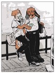 Rating: s
ID: 5611814
Date: 2025-05-31 15:19:05 -0400
Status: active
Score: 22
anthro bodily_fluids border_collie canid canine canis chuck_taylor_all_stars clothed clothing collared_shirt collie converse converse_shoes dessert domestic_dog duo floppy_ears folded_ears food footwear fur hand_fan heat_(temperature) herding_dog ice_cream joseph_(mucknagabe) male male/male mammal messenger_bag mucknagabe multicolored_body multicolored_fur noi_(mucknagabe) pastoral_dog school_uniform sheepdog shirt shoes slightly_chubby slightly_chubby_anthro slim_anthro smell_(mucknagabe) sneakers sweat sweatdrop tongue tongue_out topwear two_tone_body two_tone_fur uniform untucked_shirt post #5611814