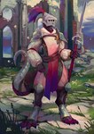 Rating: s
ID: 5611133
Date: 2025-05-31 08:03:12 -0400
Status: active
Score: 49
absurd_res anthro armor digital_media_(artwork) digital_painting_(artwork) digitigrade headgear helmet hi_res holding_object holding_weapon male outside painting_(artwork) plive scalie solo standing tail weapon post #5611133