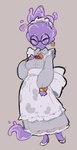 Rating: s
ID: 5569784
Date: 2025-05-13 16:22:21 -0400
Status: active
Score: 8
2025 animal_print bow_ribbon clothing cow_print cowbell ear_piercing ear_tag eerieviolet eyelashes eyewear frilly frilly_clothing glasses goo_creature grey_background hi_res looking_at_viewer lunnith_(eerieviolet) maid_headdress maid_uniform piercing purple_eyes purple_goo simple_background solo standing uniform post #5569784