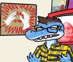 Rating: s
ID: 1729731
Date: 2018-12-08 07:17:31 -0500
Status: active
Score: 248
2016 4_fingers alternate_species anthony_fantano anthro battles biped black_eyes black_hair blue_body blue_scales clothed clothing crocodile crocodilian digital_media_(artwork) eyewear fingers fivel front_view furrification glasses godspeed_you!_black_emperor hair in_the_aeroplane_over_the_sea_(album) lift_your_skinny_fists_like_antennas_to_heaven_(album) looking_at_viewer male neutral_milk_hotel reptile scales scalie scampi sharp_teeth shirt short_hair solo standing teeth topwear ween_(band) post #1729731