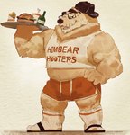 Rating: s
ID: 4185334
Date: 2023-07-21 23:54:34 -0400
Status: active
Score: 17
2023 anthro bear bernie_burr bottomwear burger clothing crop_top english_text eyewear food full-length_portrait glasses half-closed_eyes hat headgear headwear hi_res himbo_hooters holding_platter looking_at_viewer male mammal musclegut muscular muscular_male narrowed_eyes pinup portrait pose shirt shorts slightly_chubby socks_with_sandals solo text text_on_clothing text_on_topwear topwear waiter post #4185334