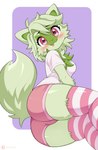 Rating: s
ID: 5641216
Date: 2025-06-14 08:35:01 -0400
Status: active
Score: 30
absurd_res anthro anthrofied blep blush bottomwear breasts butt cataila_(muffyteru) chest_tuft clothing facial_markings female fluffy fluffy_tail fur generation_9_pokemon green_body green_fur green_tail hair head_markings hi_res hotpants legwear markings muffyteru nintendo pattern_clothing pattern_legwear pattern_thigh_highs pink_bottomwear pink_clothing pink_eyes pink_hotpants pink_shorts pokemon pokemon_(species) pokemorph presenting presenting_hindquarters pupils shirt shorts simple_background solo sprigatito striped_clothing striped_legwear striped_thigh_highs stripes tail thigh_highs tongue tongue_out topwear tuft white_clothing white_shirt white_topwear post #5641216