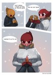 Rating: s
ID: 3818908
Date: 2023-01-18 07:01:38 -0500
Status: active
Score: 90
2022 5_fingers absurd_res anthro avian beak big_breasts bird blossom_(chickhawk96) breasts brown_eyes chickhawk96 clothed clothing coat comic dialogue digital_media_(artwork) duo english_text eyebrows eyelashes female fingers first_person_view grabbing_hand hand_between_breasts hand_on_hand hi_res looking_down male mammal multicolored_body mustard_(chickhawk96) purple_eyes red_body simple_background snowflake speech_bubble text topwear watermark white_body winter yellow_body post #3818908