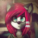 Rating: s
ID: 630340
Date: 2015-03-31 00:38:56 -0400
Status: active
Score: 334
1:1 2015 anthro black_nose blue_eyes bust_portrait canid canine canis clothed clothing digital_media_(artwork) female fingerprint fur green_clothing green_topwear grey_body grey_fur hair hi_res hybrid icon long_hair looking_at_viewer mammal marblesoda open_mouth pink_hair portrait procyonid raccoon red_hair rikki solo topwear wolf post #630340