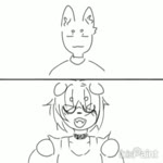 Rating: s
ID: 5655180
Date: 2025-06-20 08:22:28 -0400
Status: pending
Score: 6
1:1 animated anthro barking blush canid canine canis clothing crop_top cup_(toastedeh) domestic_cat domestic_dog duo eyewear felid feline felis female femboy glasses heart_tongue humor male male/female mammal meme neckwear paws shirt sound toast_(toastedeh) toastedeh topwear webm post #5655180