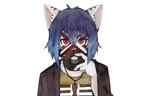 Rating: s
ID: 2541034
Date: 2020-12-23 23:14:44 -0500
Status: active
Score: 7
2020 anthro black_nose blue_hair blue_stripes bodypaint brown_clothing brown_coat brown_topwear clothed clothing coat dessert domestic_cat doughnut face_paint felid feline felis fermata_suzuka food fur hair hi_res holding_food holding_object io_ninose jewelry kemono looking_at_viewer male mammal necklace open_clothing open_coat open_topwear pastry pattern_clothing pattern_shirt pattern_topwear red_eyes shirt simple_background solo stripes topwear vtuber white_background white_body white_fur post #2541034