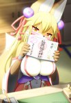 Rating: s
ID: 2955587
Date: 2021-10-02 09:47:39 -0400
Status: active
Score: 71
2021 5_fingers absurd_res alternate_version_at_source anthro asian_clothing big_breasts blonde_hair blush book breasts canid canine cheek_tuft claws cleavage clothed clothing covering covering_mouth desk digital_media_(artwork) dipstick_tail drawing east_asian_clothing embarrassed facial_tuft faroula female female_anthro finger_claws fingers fox fur furniture hair hi_res high_cut_miko_outfit holding_object huge_breasts inside japanese_clothing japanese_text kemono komali_(faroula) long_hair looking_at_viewer mammal markings miko_outfit multicolored_body multicolored_fur multicolored_tail pupils shrine_maiden slit_pupils solo table tail tail_markings tan_body tan_fur text translated translated_description tuft white_body white_fur yellow_eyes post #2955587
