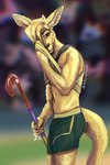 Rating: s
ID: 2840788
Date: 2021-07-21 19:44:27 -0400
Status: active
Score: 52
2020_tokyo_olympics anthro aquaticas athletic athletic_anthro athletic_male australian bodily_fluids clothed clothing clothing_lift hi_res hockey_kangaroo_(olympics_australia) kangaroo macropod male mammal marsupial mascot olympics royal_australian_mint shirt shirt_lift solo sports_uniform sweat tank_top topwear uniform post #2840788