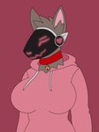 Rating: s
ID: 5442028
Date: 2025-03-18 16:51:18 -0400
Status: active
Score: 31
anthro bell bell_collar big_breasts breasts brown_body brown_fur clothed clothing collar colored digital_drawing_(artwork) digital_media_(artwork) eyebrows female fluffy fur hair heart_nose heart_symbol hi_res hoodie machine nonbinary_(lore) pink_clothing pink_eyes pink_face pink_hoodie pink_mouth pink_nose pink_topwear protogen protogen_visor red_collar screen screen_face simple_background smile solo soul_(soultheprotogen) soultheprotogen topwear tuft post #5442028