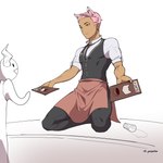 Rating: s
ID: 5289885
Date: 2025-01-05 23:39:40 -0500
Status: active
Score: 1
1:1 2021 4_ears ambiguous_gender animal_humanoid apron black_bottomwear black_clothing black_eyebrows black_necktie black_pants black_topwear black_vest bottomwear brown_apron brown_clothing cat_humanoid closed_smile clothed clothed_humanoid clothed_male clothing collared_shirt colored container cup digital_drawing_(artwork) digital_media_(artwork) dipstick_ears dot_eyes dress_shirt duo duokhay ear_markings english_text eyebrows eyelashes felid felid_humanoid feline feline_humanoid french_text fully_clothed fully_clothed_humanoid fully_clothed_male gold_ear_ring hair hi_res holding_menu horn horned_humanoid humanoid inner_ear_fluff kneeling male male_humanoid mammal mammal_humanoid menu mouth_closed multi_ear multicolored_ears necktie nekkid_neko_man on_counter open_mouth open_smile pants pink_hair shaded shirt short_hair simple_background simple_eyes simple_shading smile smiling_at_another spilled_drink tan_body tan_skin text text_on_clothing text_on_topwear text_on_vest topwear tuft vest waiter white_background white_body white_clothing white_dress_shirt white_ear_tips white_horn white_inner_ear_fluff white_shirt white_topwear yellow_eyes post #5289885