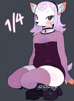 Rating: s
ID: 5220258
Date: 2024-12-03 02:50:58 -0500
Status: active
Score: 41
accessory animal_crossing anthro black_boots black_clothing black_eyes black_footwear blue_eyeshadow blush bodysuit boots choker clothing deer diana_(animal_crossing) ear_piercing eyelashes eyeshadow facial_piercing female flat_chested footwear galsteaks grey_background hair hair_accessory hairband hi_res inner_ear_fluff jewelry kneeling legwear looking_at_viewer makeup mammal navel_outline necklace nintendo nose_piercing nose_ring piercing purple_bodysuit purple_clothing purple_hair purple_legwear purple_skinsuit purple_thigh_highs purple_topwear ring_piercing shoes short_hair simple_background skinsuit slightly_chubby solo thick_thighs thigh_highs tight_clothing topwear tuft wide_hips post #5220258