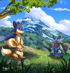 Rating: s
ID: 4511994
Date: 2024-01-03 08:30:59 -0500
Status: active
Score: 21
2022 4_fingers artist_name back_markings biped blue_body blue_ears blue_eyes blue_fur blue_sky bokurei brown_body brown_eyes brown_fur brown_nose butt cloud cute_fangs dandelion day detailed_background dewott digital_media_(artwork) digital_painting_(artwork) dipstick_tail eevee eye_contact eyebrows eyelashes eyewear facial_markings fangs featureless_crotch female feral fingers flower fluffy fluffy_tail forest fur generation_1_pokemon generation_2_pokemon generation_5_pokemon gesture goggles goggles_around_neck grass grey_body grey_ears grey_fur grey_tail group half-closed_eyes head_markings head_tuft hi_res hill isolde_(bokurei) kerchief lance_(bokurei) landscape leg_markings looking_at_another luke_(bokurei) lying male markings meadow monotone_tail mountain narrowed_eyes nature neck_tuft neckerchief neckwear nintendo notched_ear on_side open_mouth outside painting_(artwork) pawpads paws pink_nose pink_pawpads plant pokemon pokemon_(species) quadruped quilava red_body red_eyes red_fur red_inner_ear red_kerchief red_neckerchief rock scalchop semi-anthro sky small_nose smile snow socks_(marking) standing tail tail_markings tan_body tan_fur teeth text tree trio tuft waving whiskers post #4511994