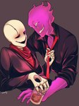 Rating: s
ID: 4797697
Date: 2024-05-21 11:35:08 -0400
Status: active
Score: 6
2017 absurd_res alcohol alternate_universe amalgamate anaglyph animated_skeleton beverage bone clothing clothing_pull collared_shirt colored container cup digital_drawing_(artwork) digital_media_(artwork) dress_shirt drinking_glass duo elemental_creature elemental_humanoid empty_eyes eye_contact fire fire_creature fire_humanoid gaster_(underfell) glass glass_container glass_cup grillby_(underfell) half-length_portrait hi_res humanoid leafjuly looking_at_another necktie not_furry portrait pulling_tie shaded shirt signature simple_background skeleton smile stereogram sweater topwear tumbler turtleneck undead underfell undertale undertale_(series) v-neck_shirt post #4797697