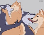 Rating: s
ID: 5563909
Date: 2025-05-11 04:08:02 -0400
Status: active
Score: 49
anthro anthro_on_anthro black_nose brown_eyes canid canine canis domestic_dog duo french_kissing fur glistening glistening_eyes green_eyes grey_background grey_body grey_fur hi_res husky kissing male male/male mammal nordic_sled_dog nude open_mouth orange_body orange_fur red_tongue roobin shiba_inu shoichi_urata side_view simple_background spitz tan_body tan_fur teeth tennis_ace tongue white_body white_fur yuuichi_michimiya post #5563909