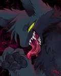 Rating: s
ID: 4092171
Date: 2023-06-04 17:51:37 -0400
Status: active
Score: 78
4:5 4_fingers abstract_background anthro black_background black_body black_claws black_ears black_fur black_inner_ear black_markings black_monster_(mekkyaru) black_pawpads blush bodily_fluids bust_portrait canid canine cheek_tuft chest_tuft claw_pose claws colored digital_media_(artwork) ellipsis eye_markings facial_tuft fangs fingerpads fingers fluffy fluffy_chest fluffy_ears front_view fur glistening glistening_eyes glistening_tongue glowing glowing_eyes green_eyes green_pupils green_sclera head_tuft heart_reaction heart_symbol hi_res kemono long_tongue male mammal markings mekkyaru monotone_body monotone_fur monster neck_tuft nude open_mouth open_smile pawpads paws portrait pupils purple_background raised_arm red_tongue saliva saliva_on_tongue saliva_string shaded sharp_teeth signature simple_background slit_pupils smile snout solo speech_bubble teeth thick_fur three-quarter_view tongue tongue_out tuft vertical_ellipsis post #4092171