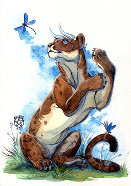 2011 anisis blue_eyes claws feline feral grass mammal paws sitting traditional_media_(artwork)
Rating: Safe
Score: 5
User: Millcore
Date: June 20, 2018 2011 anisis blue_eyes claws feline feral grass mammal paws sitting traditional_media_(artwork)
Rating: Safe
Score: 5
User: Millcore
Date: June 20, 2018