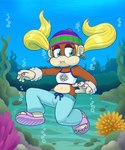 Rating: s
ID: 5607924
Date: 2025-05-29 21:14:32 -0400
Status: pending
Score: 2
absurd_res anthro blonde_hair bottomwear clothed clothing digital_media_(artwork) donkey_kong_(series) ear_piercing ear_ring feet female fingers footwear fully_submerged fur hair haplorhine hat headgear headwear hi_res holding_breath hoop_ear_ring kong luchosfactory mammal midriff monkey navel nintendo pants piercing plant ponytail primate ring_piercing sandals shoes solo swimming tail tiny_kong toes topwear underwater water post #5607924